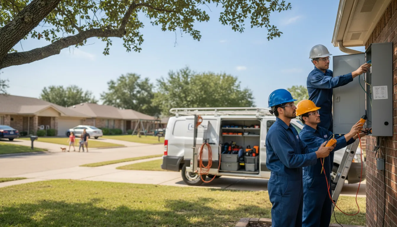 Certified electrician providing emergency electrical services in Slickville, PA